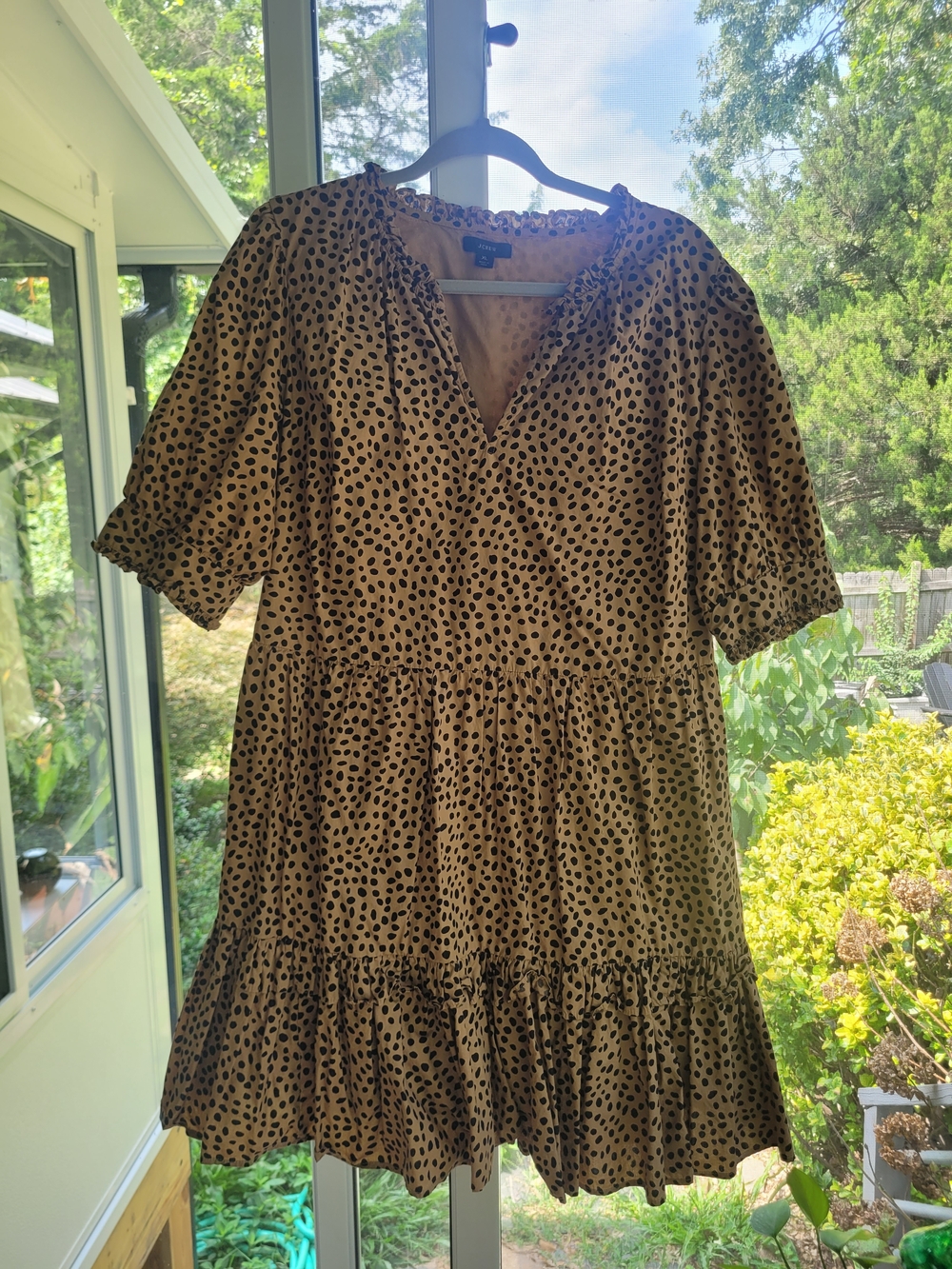 J. Crew Leopard Print Mini Dress
